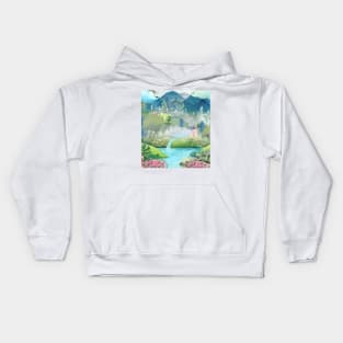 Path to the forest Kids Hoodie